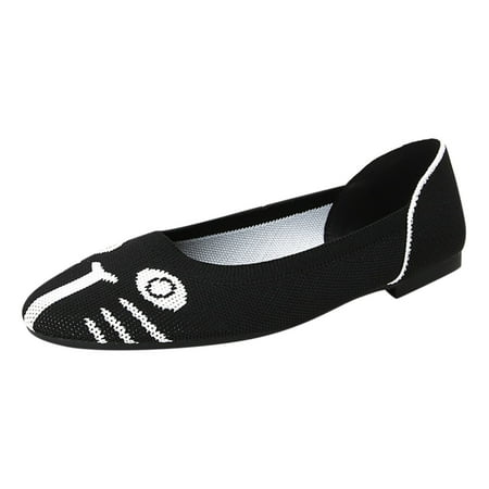 

Blphud Clearance Womens Shoes Summer Shoes for Women 2024 Womens Sneakers Women s Summer Fashion Mesh Matching Color Flat Casual Shoes Light Comfortable Non Slip Slip on Women s Shoes Black 39