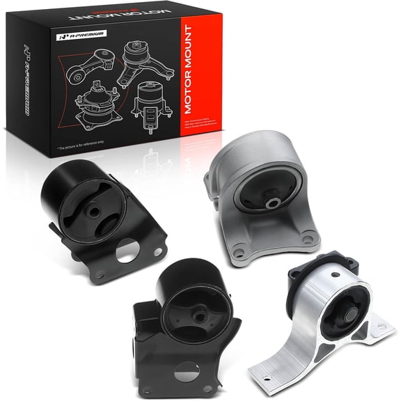 A-Premium 4PCS Engine Motor Transmission Mount Compatible with Nissan Altima 2002 2003 2004 2005 2006 2.5L L4 Automatic Trans Mount A7340 A7342 A7341 A7343