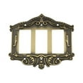 thumbnail image 1 of Nostalgic Warehouse 719727 Victorian Switch Plate with Triple Rocker, Antique Brass, 1 of 3