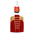 thumbnail image 3 of iiniim Boys Drum Band Uniform Festival Party Performance Outfit Tassel Jacket with Hat Set Red 14, 3 of 7