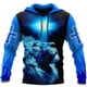 thumbnail image 2 of Sudadera con capucha con estampado 3D novedoso y divertido con estampado de animales, sudadera informal con capucha para hombres y mujeres, sudadera con capucha de manga larga de gran tamaño para homb, 2 of 5