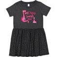 thumbnail image 3 of Inktastic My Yaya Loves Me Granddaughter Dinosaur Girls Toddler Dress, 3 of 5