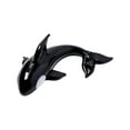 thumbnail image 4 of Escultura de ballena de vidrio soplado a mano, estatua de animal coleccionable, decoración del hogar, mesa Estilo D, 4 of 9