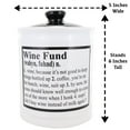 thumbnail image 4 of Cottage Creek Wine Fund Piggy Bank - Decorative 6" Ceramic Jar for Adults, 4 of 8
