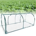 thumbnail image 2 of Keenso Mini Greenhouse Tent, PVC + Iron Material Mini Sunshade Cover, For Small Plants Strawberry, 2 of 8