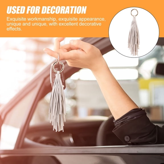 DEEPCRAFF Purse Charms Handbags Tassel 1Pack Elegant Handbag Accessory for Daily Use