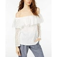 thumbnail image 3 of Jill Jill Stuart Womens Off-The-Shoulder Lace Top Size S, 3 of 4