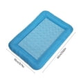 thumbnail image 3 of Fiudx Ofertas Flash Artículos En Oferta Colchoneta Fresca De Verano Para Dormir, Absorción De Agua, Materiales Inferiores Superiores, Seguro, Fácil De Llevar, Mantiene Fresco Para Mascotas, Niños Y A, 3 of 7