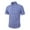 Blue, variant on Men's Plaid Short Sleeve Shirt Casual Button Down Summer Outdoor Stylish Top Black L