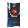 thumbnail image 1 of ABPHQTO Galaxy Space Stars Planet Baño Cuerpo Ducha Toalla Envoltura de baño Para el hogar Viajes al aire libre Uso Playa Toallas de baño 75x140 cm, 1 of 3