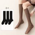 thumbnail image 2 of TIEVOSA Womens Leg High Length Socks Keep Warm out Fall and Winter（Black）, 2 of 3