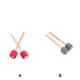thumbnail image 4 of Baquetas de tambor Yuarrent 2 piezas Mango de madera de espuma Color Rojo, 4 of 6