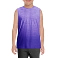 thumbnail image 2 of UACY Teen Boys Summer Tank Tops, Casual Loose Fit Crewneck Sleeveless Shirts, Soft Basic Athletic Tees for Kids (Purple, 6-7 Years), 2 of 7