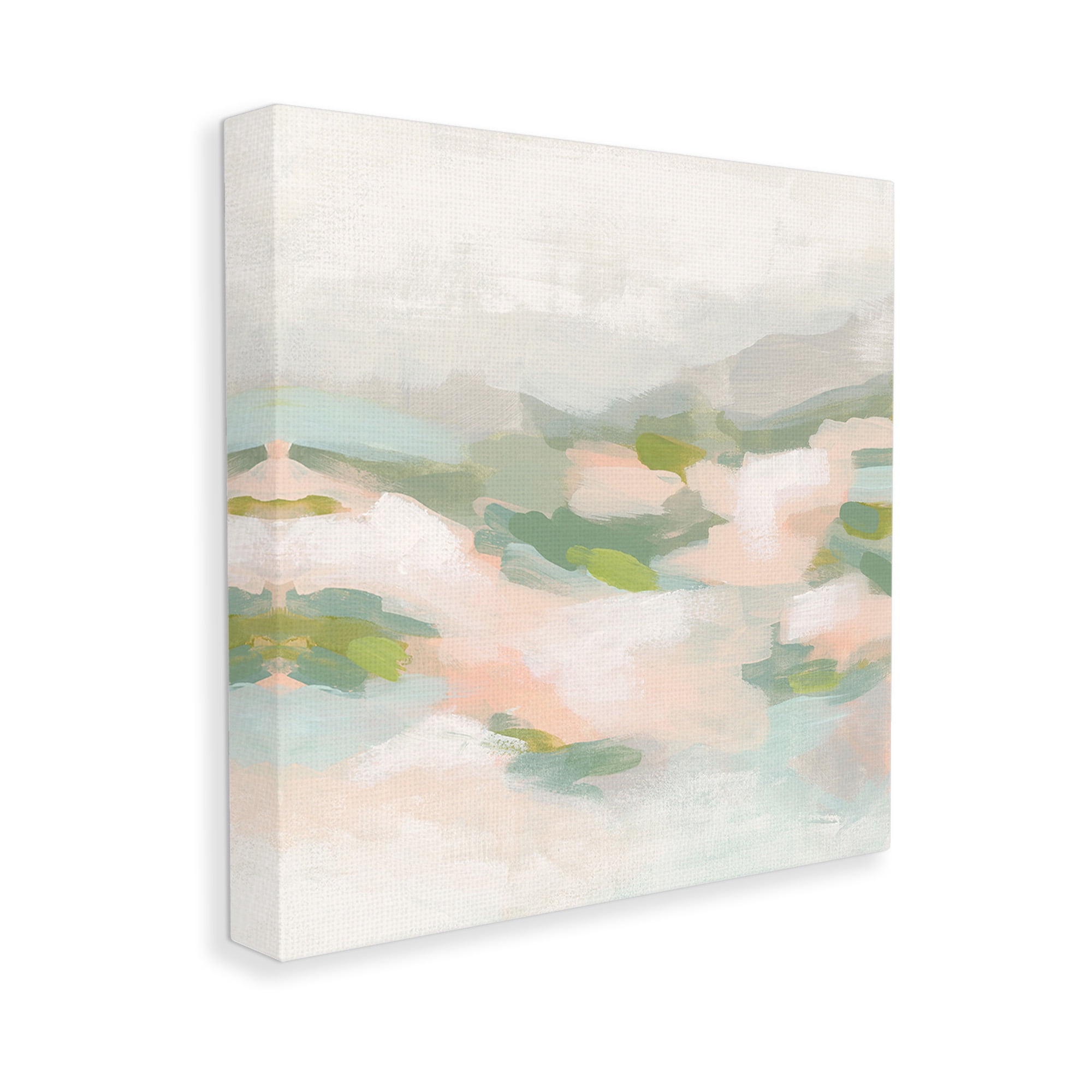 Stupell Industries Pastel Nature Landscape Abstract Painting Gallery Wrapped Canvas Art Print Wall Art, 36 x 36