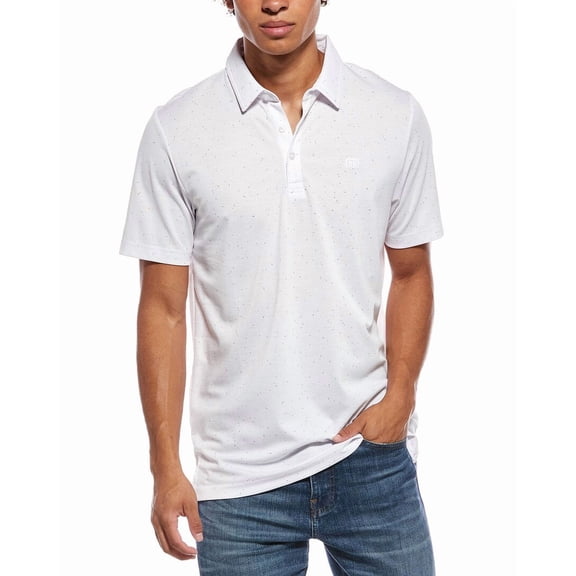 TravisMathew mens Special Trip Polo Shirt, l, White