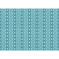 thumbnail image 1 of Ahgly Company Indoor Rectangle Patterned Tron Blue Area Rugs, 5' x 7', 1 of 6