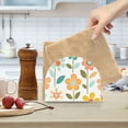 thumbnail image 2 of Yayeee Napkin Holder for Table Set of 2 Kitchen Paper Tissue Organization, Orange Retro Flower, 2 of 8