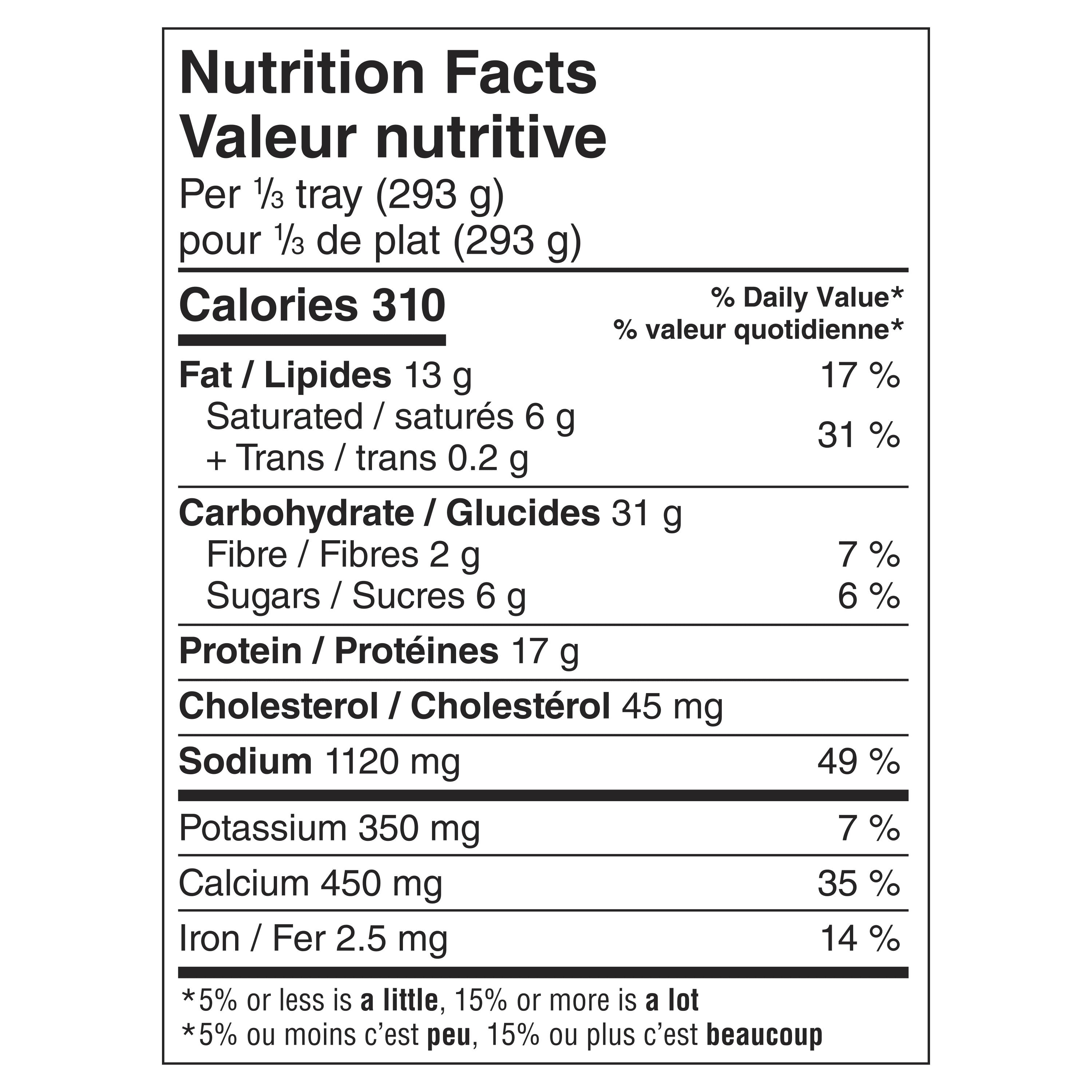 Marie Callender's Meat Lasagna, Frozen Dinner & Frozen Meal, No Artificial Colours or Flavours - 879g, MC 8/879g MEAT LASAGNA