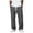 Dark Gray -AL13, variant on Cotton Linen Pants Men Casual Cargo Pants Summer Vacation Lightweight Drawstring Pants Elastic Waist Beach Yoga Trousers with Pocket Black XL