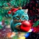 thumbnail image 3 of 2 Colgantes Navideños de Gatos, Acrílicos 2D, para Árbol de Navidad, Divertidos Adornos Navideños de Gatos, Colgantes Navideños, Joyas para Árbol de Navidad., 3 of 3