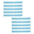 thumbnail image 2 of Binding Spines, 10Pcs Strong Adhesion 1/2in 30 Holes Binding Combs  For Office Blue, 2 of 8