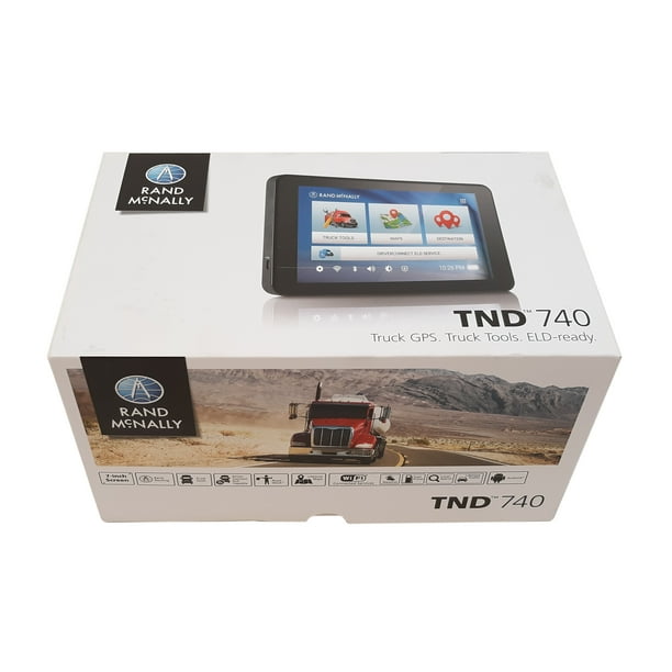 Rand Mcnally Tnd 740 Update Rand Mcnally Tnd 740 Trucker Rv 7" Navigation Gps Eld Wi-Fi Lifetime Maps  Us&Ca - Walmart.com