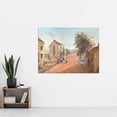 thumbnail image 2 of Chappel New York House Raising 1870 Manhattan Painting Extra Large XL Wall Art Poster Print, 2 of 3