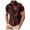 Red, variant on Men's Polo Shirts Short Sleeve Gradient Print Rhinestone Detail Casual Golf Polo Breathable Quick Dry Party Daily Wear Fashion Collared Shirt,M