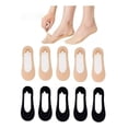 thumbnail image 1 of Calcetines Mujer Tines Invisibles 10 Pares Negro Y Nude, 1 of 8