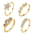 thumbnail image 1 of 4pcs Nose Cuffs Zircon Nose Rings Women Nose Cuffs Jewelry Fake Nose Rings, 1 of 8