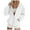 White, variant on Gibobby Women's Long Sleeve Coat Ladies Solid Color Zipper Hoodies Pockets Winter Hoodied Sweatshirt Fall Winter Coat(XL,White)