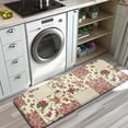 thumbnail image 3 of Pioneer Flower Floral Print Pattern Kitchen Rug Mat,Kitchen Runner Rugs Non Skid Washable,Decorative Kitchen Floor Mats for Kitchen,Sink,Laundry,17"x47.2", 3 of 7