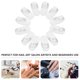 thumbnail image 2 of 100 uñas postizas para manicura con diseño de tren, 2 of 6