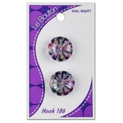 Le Bouton 3/4" Two Hole Navy Button, 2 Count