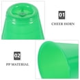 thumbnail image 4 of WASHWEPE 2PCS Cheer Megaphone Green PP Noisemaker for Football Events, 4 of 7