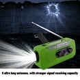 Popular Picks, Emergency Crank Radio with 2000mAh Emergency Power Bank ...