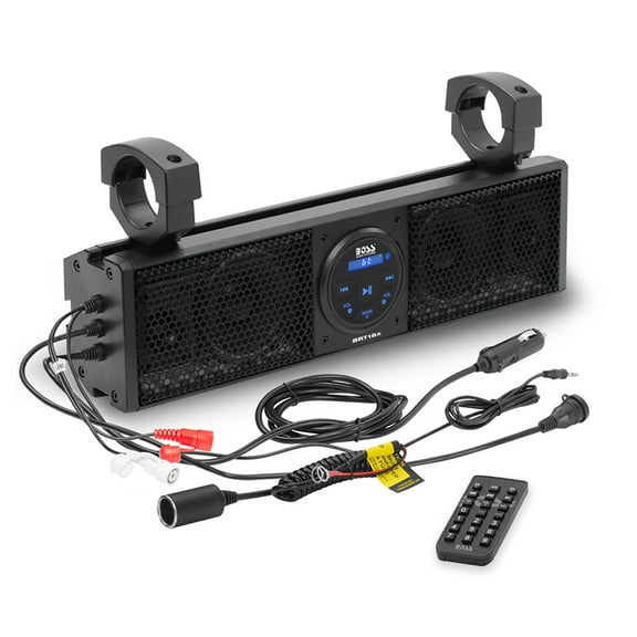 Boss Audio Systems BRT18A Black 18" Amplified Sound Bar, Bluetooth, Weatherproof, ATV Accessories