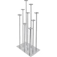 thumbnail image 2 of Miumaeov 9Pcs Candelabra Floor Standing Candle Holders Wedding Centerpieces 20.7-42.3'', 2 of 9
