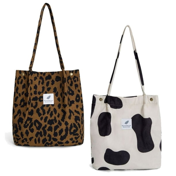 Bolso de lona Bolso de pana para mujer Cartera con correa de hombro de lona, bolsillo interior estilo: estilo1;
