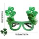 thumbnail image 3 of Gafas de Sol Verdes con Tréboles Del Día de San Patricio, Montura Festiva para Fotos y Celebraciones., 3 of 6