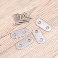 thumbnail image 5 of NIAIZEK 30pcs Stainless Steel Mending Plates Flat Joining Repair Plates for Household Items Fixing, 5 of 5