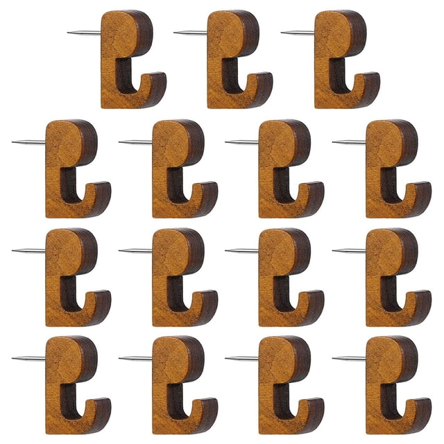 OULII 20 Pcs Goupilles Décoratives en Acier Inoxydable Marron pour Bureau