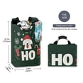 thumbnail image 2 of Yayeee Freestanding Laundry Hamper with Handle Collapsible Large Storage Basket for Clothes, Christmas Dog, 2 of 7