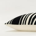 thumbnail image 3 of Rizzy Home Black/Natural 14"X26" Abstract Woven Poly Filled Throw Pillow, 3 of 5