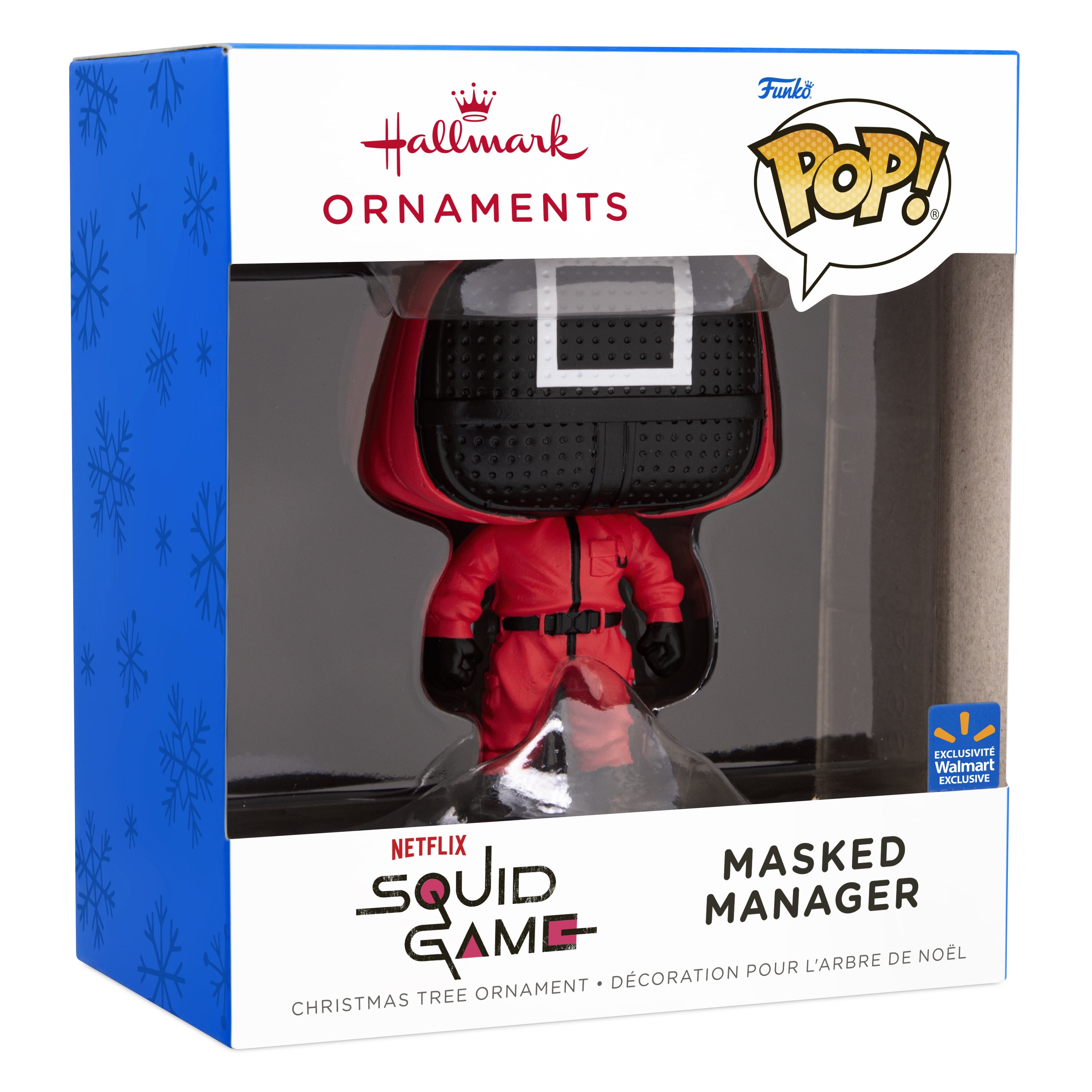 Décoration Hallmark de Noël, Directeur masqué, Le jeu du calmar, Funko POP!, articles-cadeaux de culture populaire