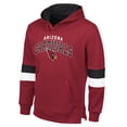 thumbnail image 2 of Men's G-III Sports by Carl Banks Cardinal/Black Arizona Cardinals Adaptive Faceoff Pullover Hoodie, 2 of 3