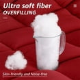 thumbnail image 2 of VOUA All Season Hypoallergenic Down Alternative Microfiber Comforter, King, Red, 2 of 7