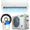12000 BTU/115V, variant on Waykar 12000 BTU 115V 22 SEER2 Energy Star Mini Split Air Conditioner & Heat Pump, WiFi Alexa Enabled, Pre-Charged R32 Eco Refrigerant, DIY-Friendly Installation Kit