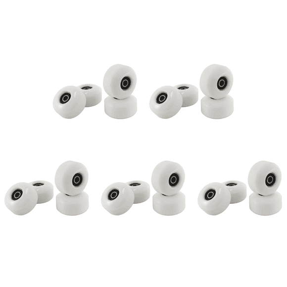 Skateboard Wheels with Bearings 52X30mm Street PU Wheels Skateboard Parts Cruiser Longboard Wheels ( 20) White