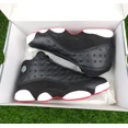 thumbnail image 1 of Ni - ke Ni - ke Air Jordan Retro 13 Shoes Playoffs Black Red 414571-062 Men's NEW Size:9.5, 1 of 5